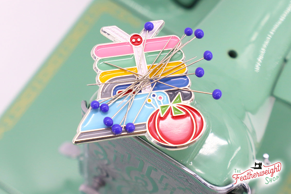 Lori Holt Sew Day Needle Minder - Magnetic Pin Cushion for Quilting, Embroidery & Sewing Projects - Perfect for Crafters and DIY Enthusiasts