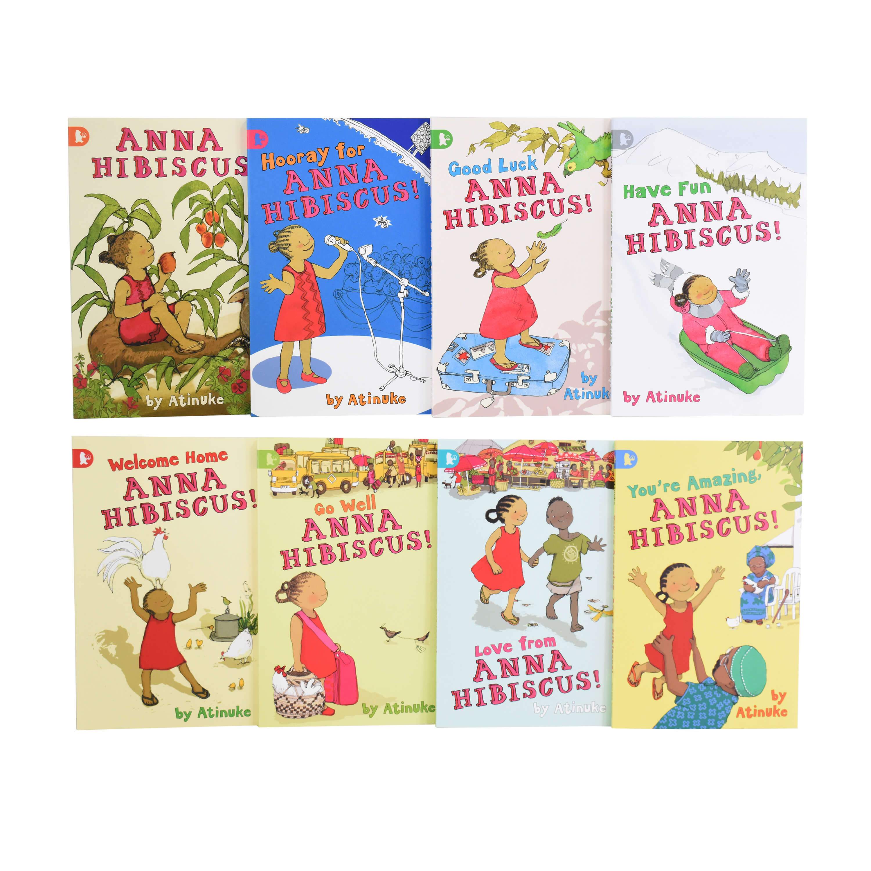Anna Hibiscus Series by Atinuke - 8 Book Collection Set for Kids Ages 6-9 | Paperback Children's Books | Perfect for Bedtime Stories, Classroom Reading & Gifts