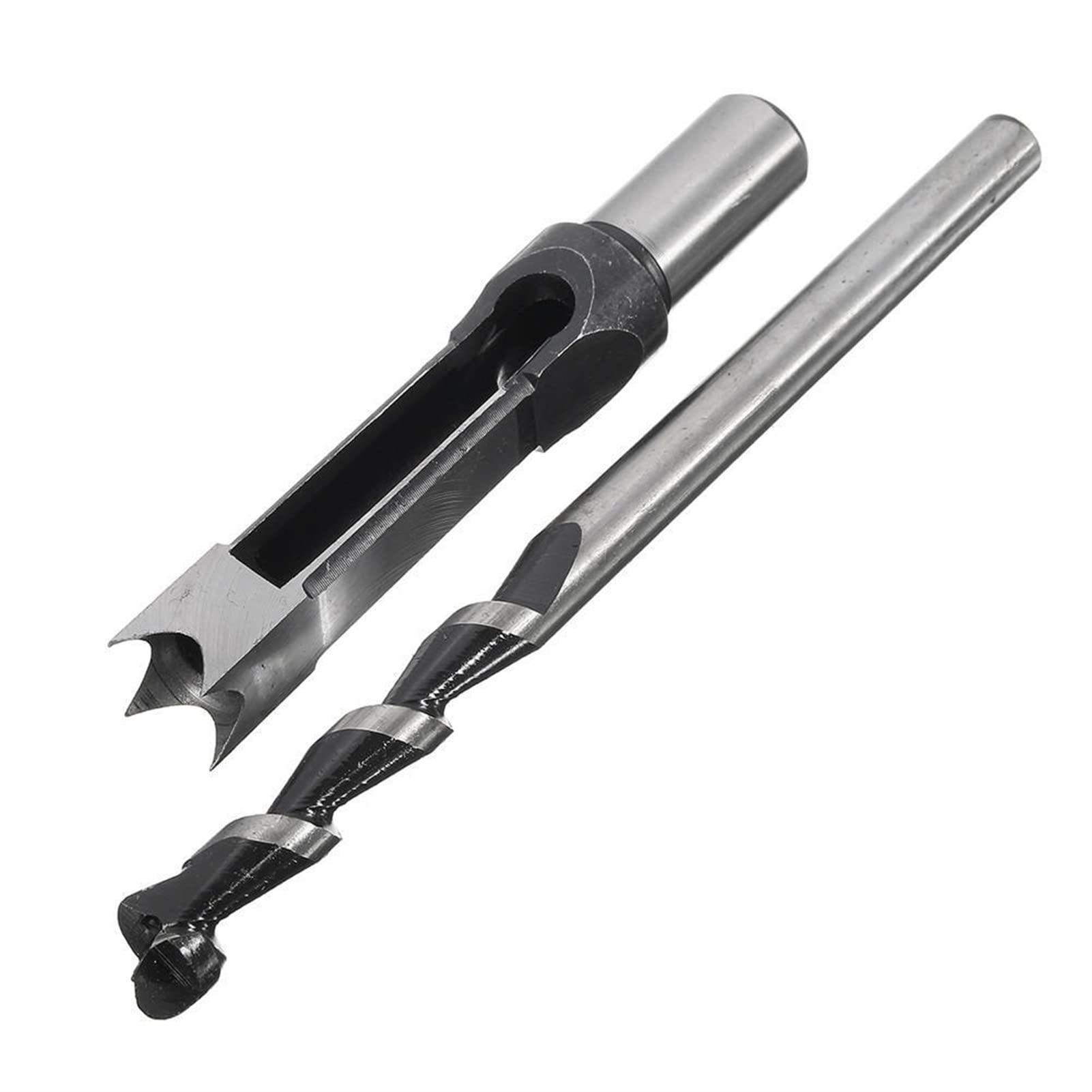 DOLUNTO 10mm & 16mm Square Hole Saw Auger Drill Bit Set - Mortising Chisel Woodworking Tools for Cabinets, Doors & Furniture Making (Hole Diameter: 10mm) - Perfect for DIY Projects & Professional Woodworking