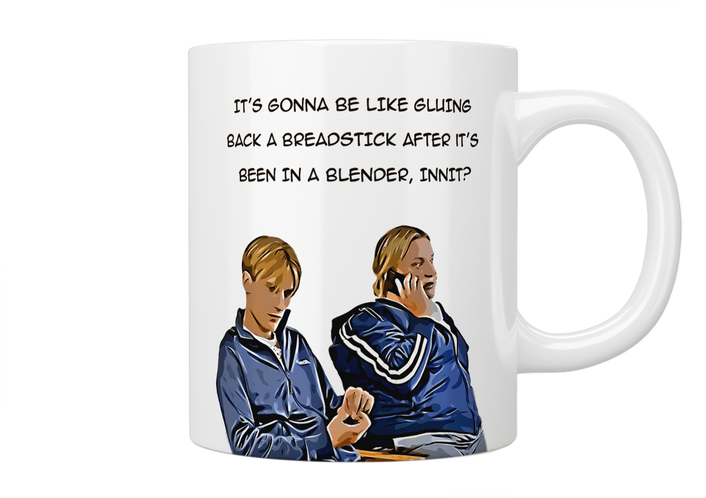 Premium Blended Breadstick Quote Coffee Mug - Perfect for Office, Home & Gifting - Inspirational Ceramic Cup for Tea, Hot Chocolate & Coffee Lovers