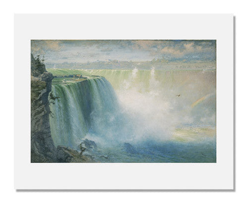 George Inness Blue Niagara Painting - Vintage Landscape Art Print - Home & Office Wall Decor - Perfect for Living Room, Bedroom, or Gallery Display