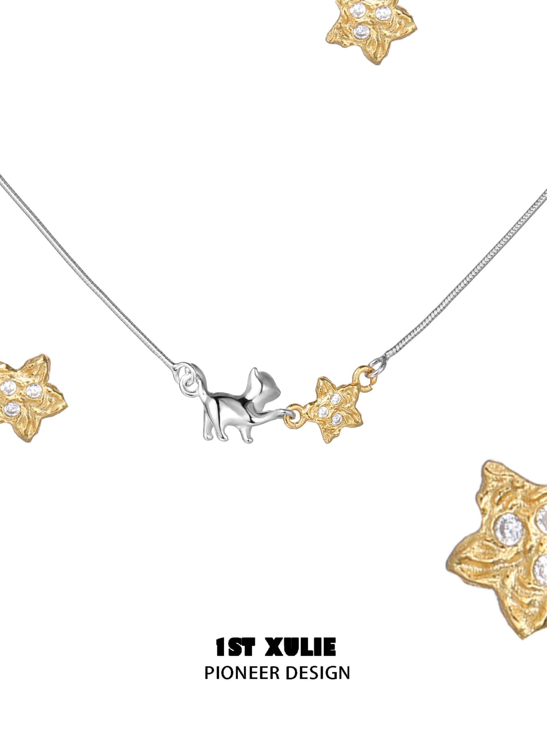 Lucky Cat S925 Sterling Silver Choker Necklace - Elegant Japanese Maneki Neko Pendant for Women - Perfect for Gifts, Parties, and Everyday Wear