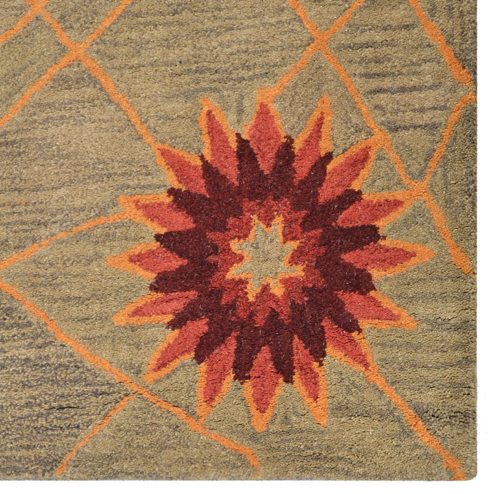 Freesia Hand Tufted Rug - Soft Bohemian Area Rug for Living Room, Bedroom & Nursery - Non-Slip Home Decor Carpet