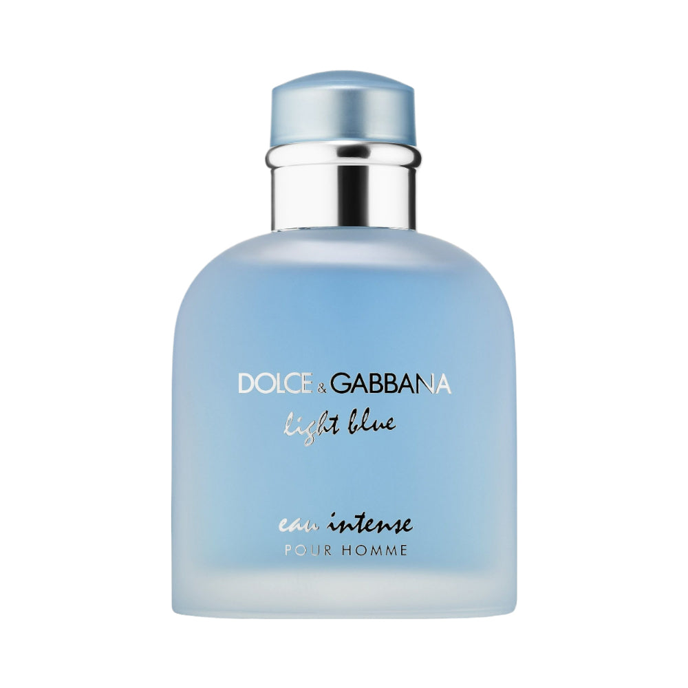 Light Blue Eau Intense Pour Homme Cologne for Men - 100ml Fresh Citrus Aromatic Fragrance | Perfect for Daily Wear, Office & Date Nights