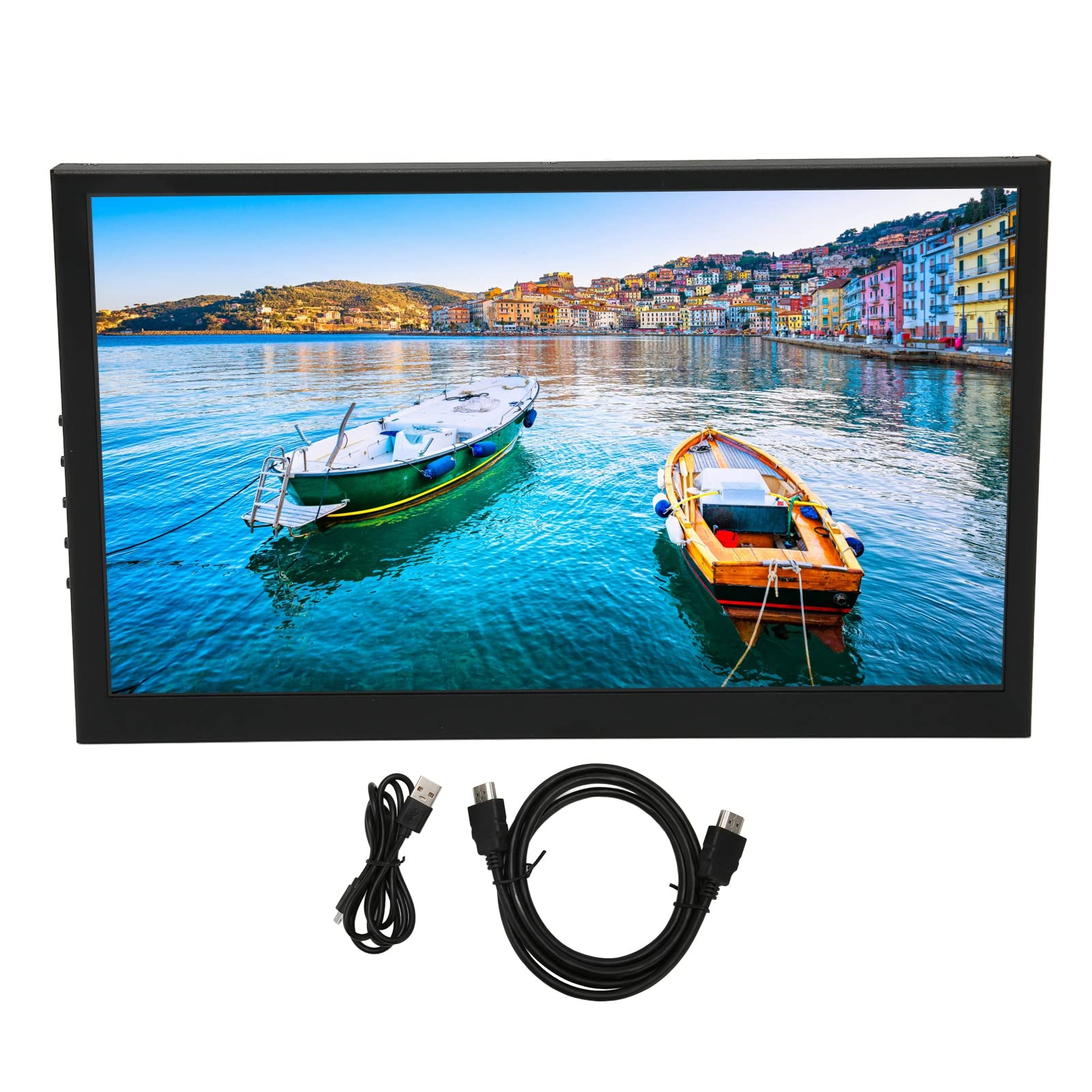 10.1 Inch Portable Monitor 4K FHD HDR - Laptop Screen Extender with HDMI, Touchscreen & 170° Wide Viewing Angle - Perfect for Travel, Gaming & Remote Work