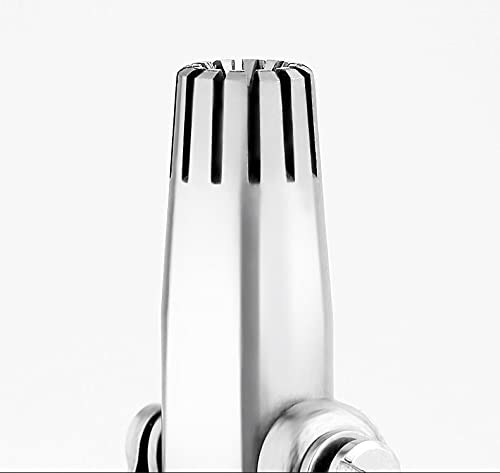 WOIWO Stainless Steel Manual Nose Hair Trimmer for Men - Precision Nose Hair Scissors & Grooming Tool for Personal Care, Travel, and Professional Use