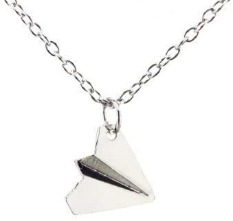 Origami Paper Airplane Necklace - Harry Styles Inspired Unisex Pendant Jewelry for Women & Men | Perfect Gift for Travel Lovers & Aviation Enthusiasts