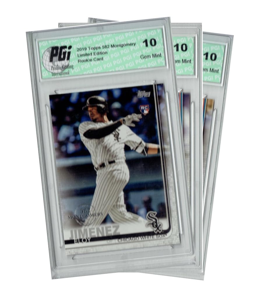 Juan Soto 2019 Topps 582 Montgomery #213 CUP Card PGI 10 - Authentic Baseball Trading Card for Collectors & Fans - Perfect for Display, Investment & Sports Memorabilia Collections