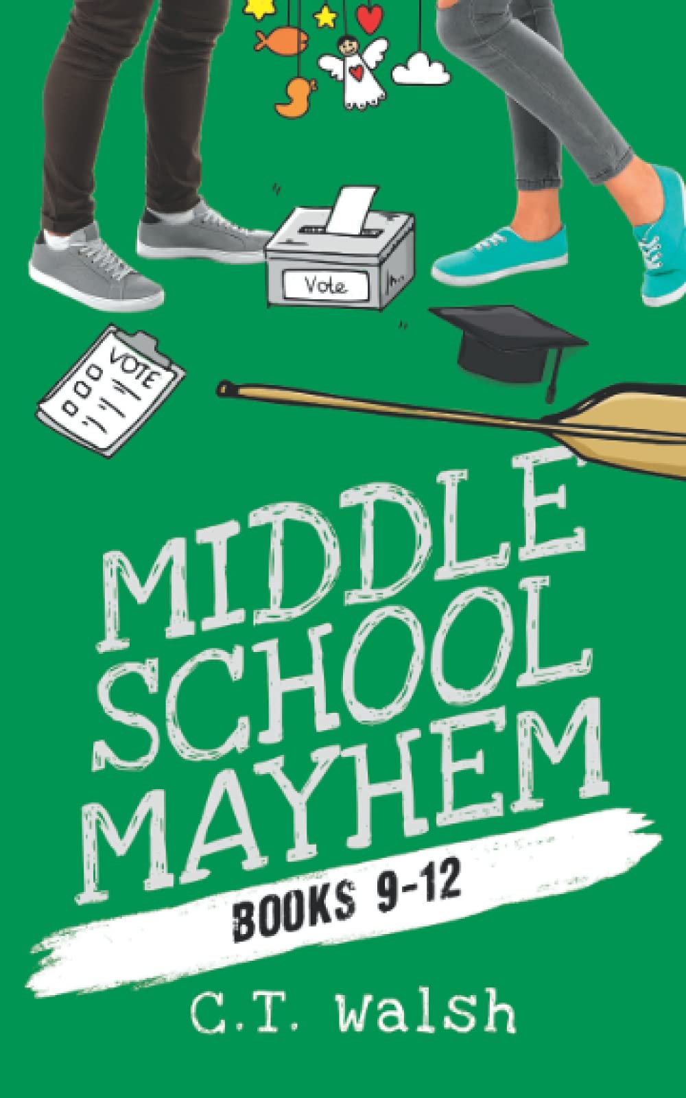Middle School Mayhem: Books 9-12 - Funny Tween Chapter Books for Ages 8-12 | Perfect for Summer Reading, Classroom Libraries & Reluctant Readers