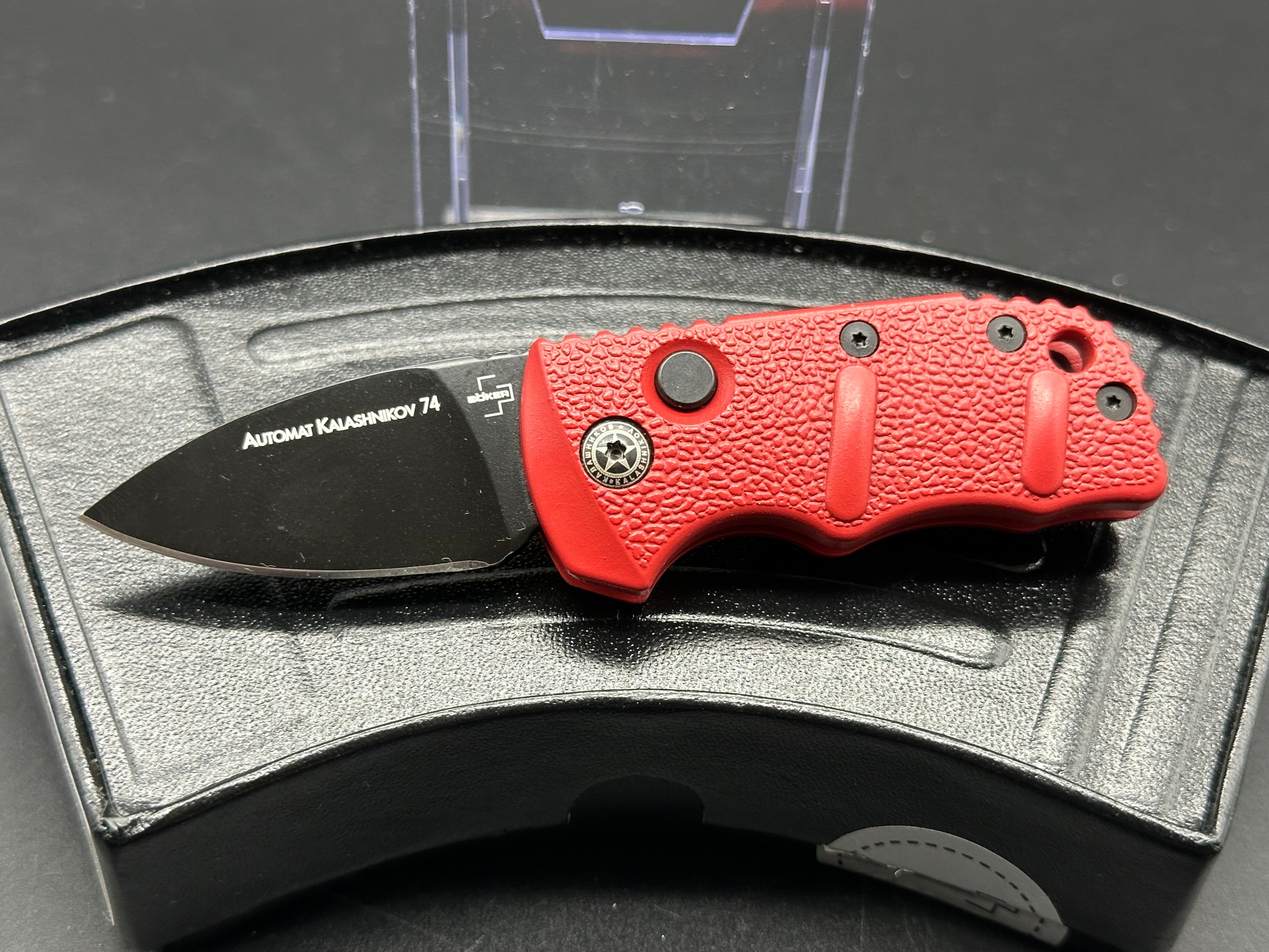 Boker Red Sub Kalashnikov Automatic Knife - 1.95