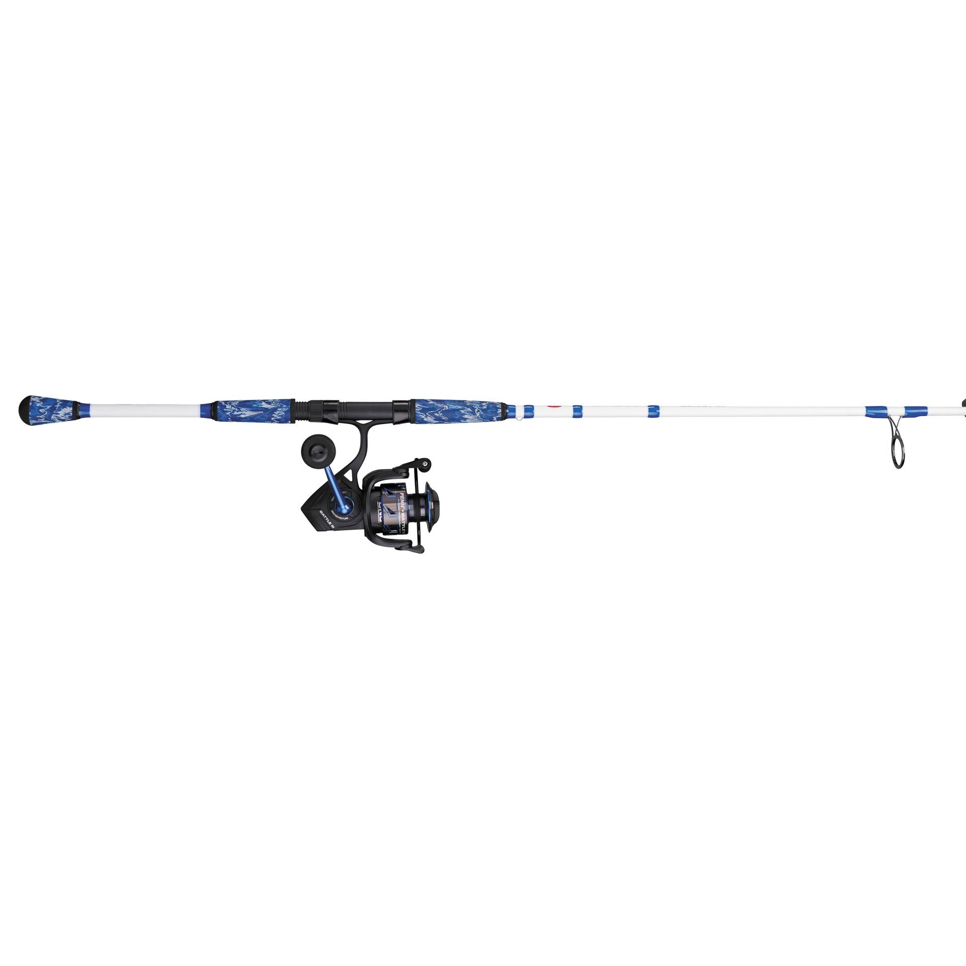 Battle® III LE Spinning Rod and Reel Combo - Premium Fishing Gear for Freshwater and Saltwater Anglers - Perfect for Bass, Trout, and Inshore Fishing Adventures