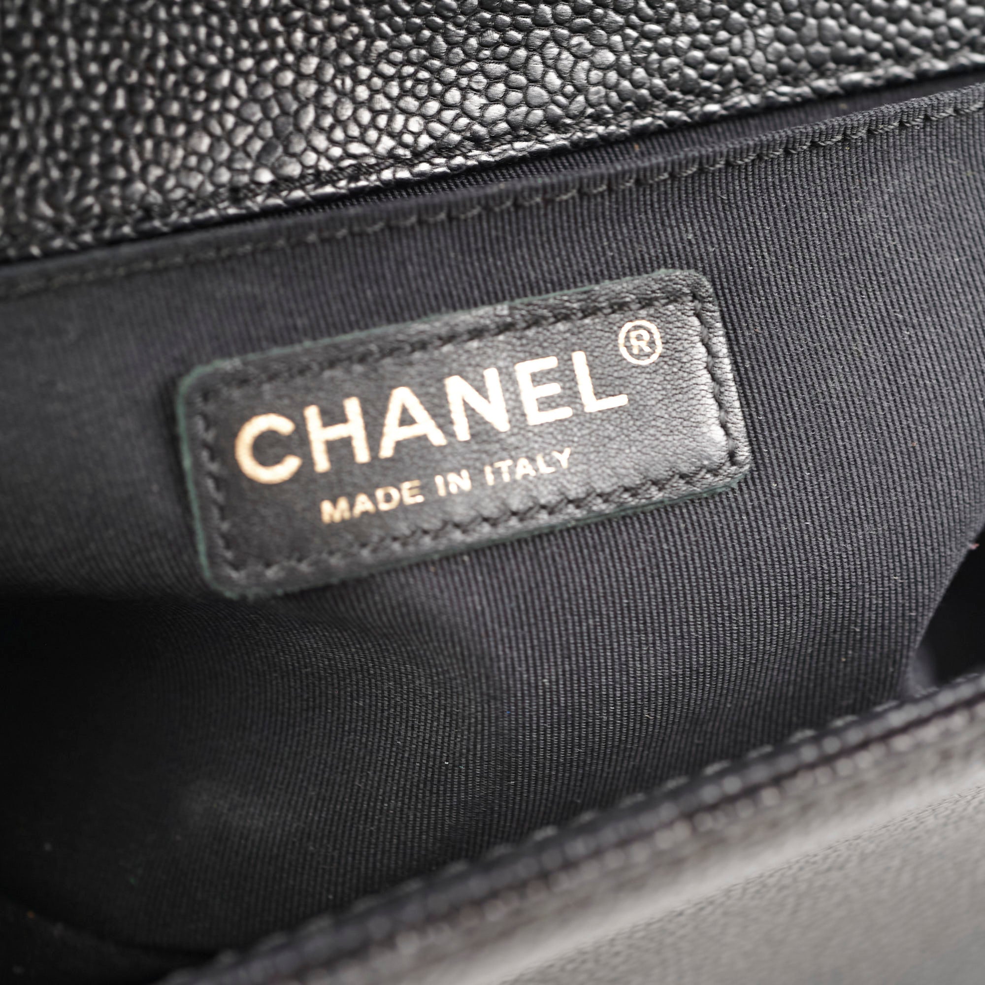 Chanel Old Medium Caviar Boy Bag Black 20 Series - Luxury Crossbody Bag for Women, Perfect for Evening Parties & Date Nights