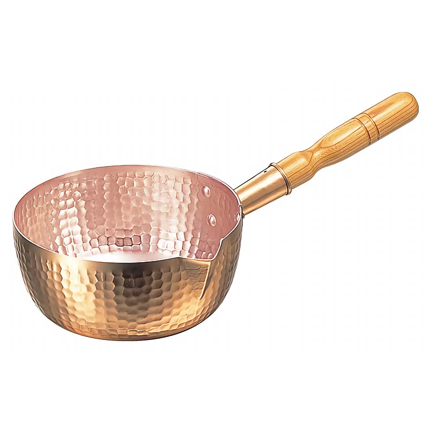 Premium Marushin Douki Copper Yukihira Saucepan - 1.8QT Japanese Copper Cookware for Professional Chefs & Home Cooking - Perfect for Sauces, Stews & Gourmet Meals