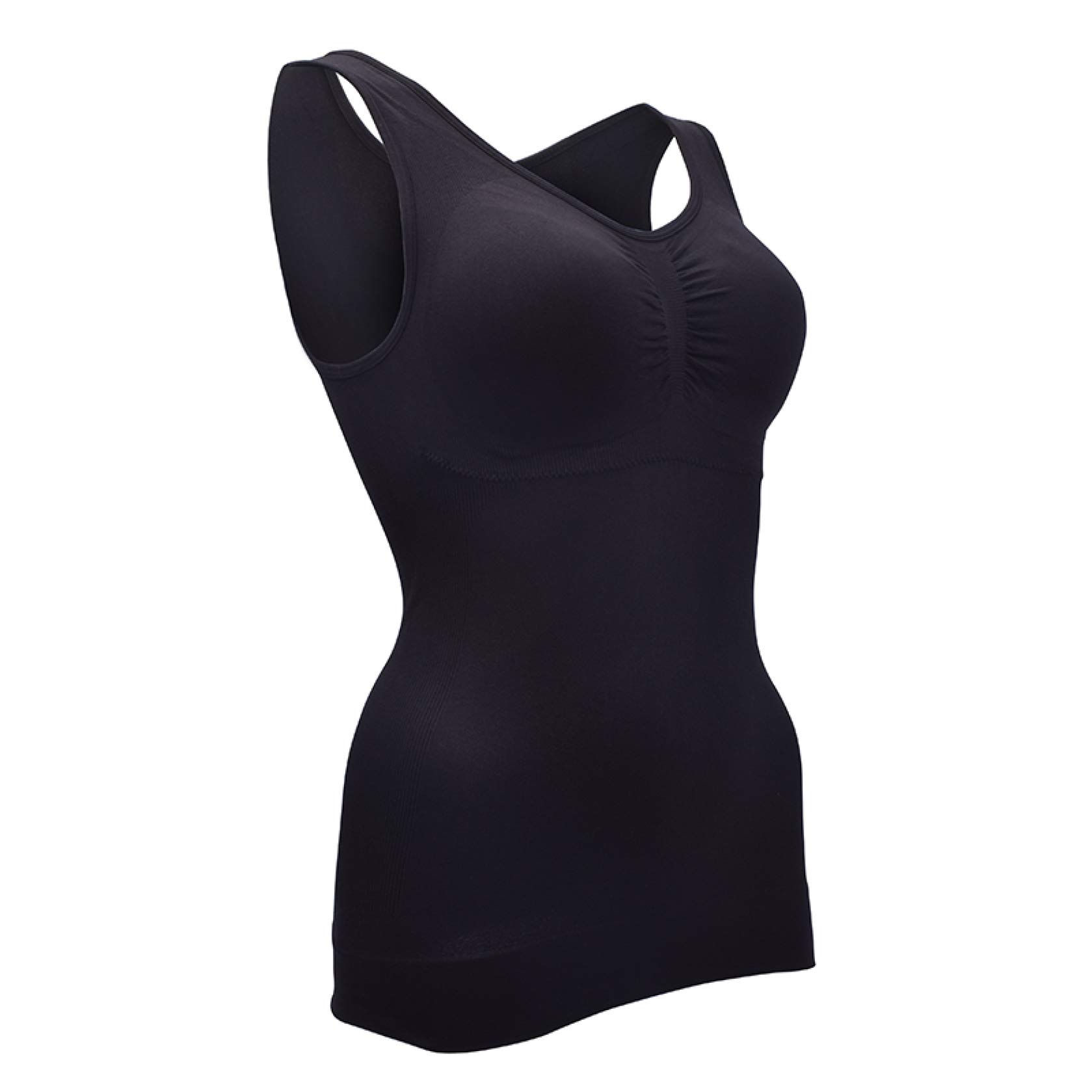 Women's Tummy Control Tank Top - Stretchy Camisole Vest with Waist Shaping, Breathable Workout & Shapewear Top for Gym, Yoga & Everyday Wear