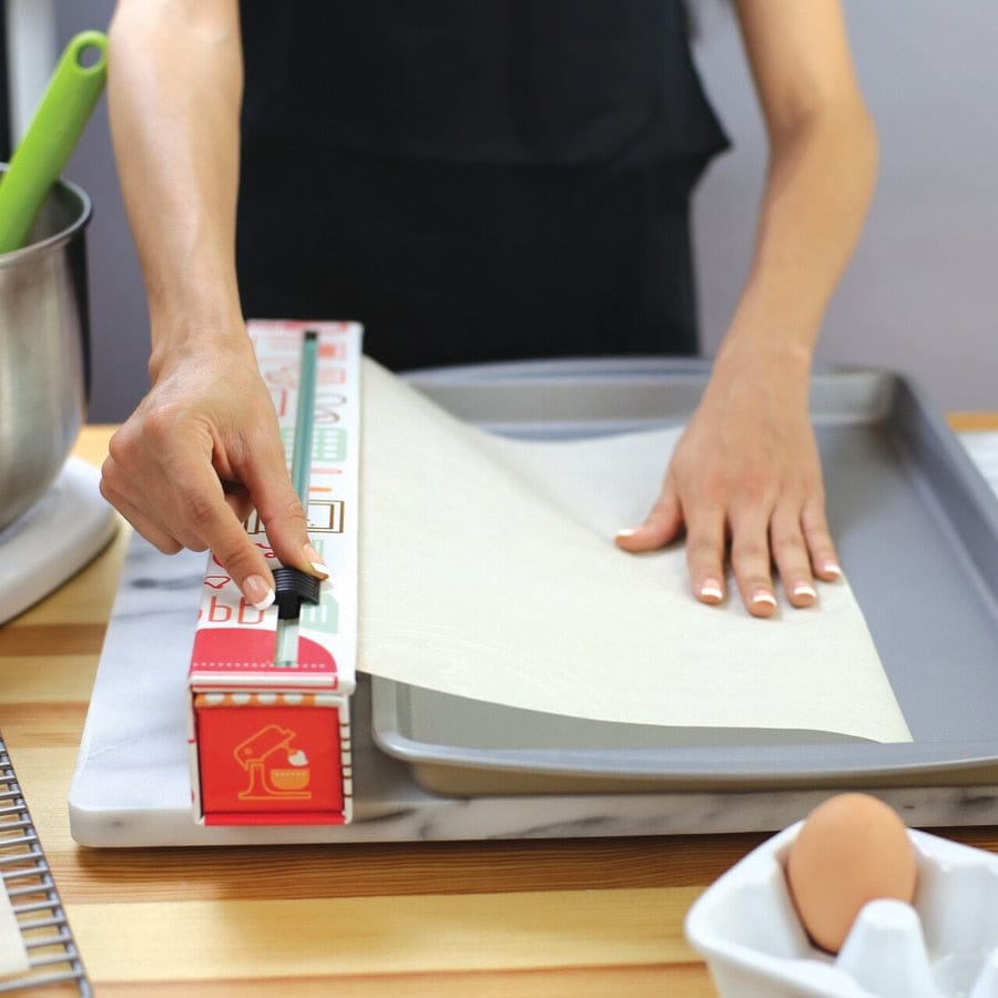 Stylish Parchment Paper Dispenser for Baking - Perfect for Home Bakers, Cake Decorating & Kitchen Organization - Ideal for Cookies, Pastries & Meal Prep