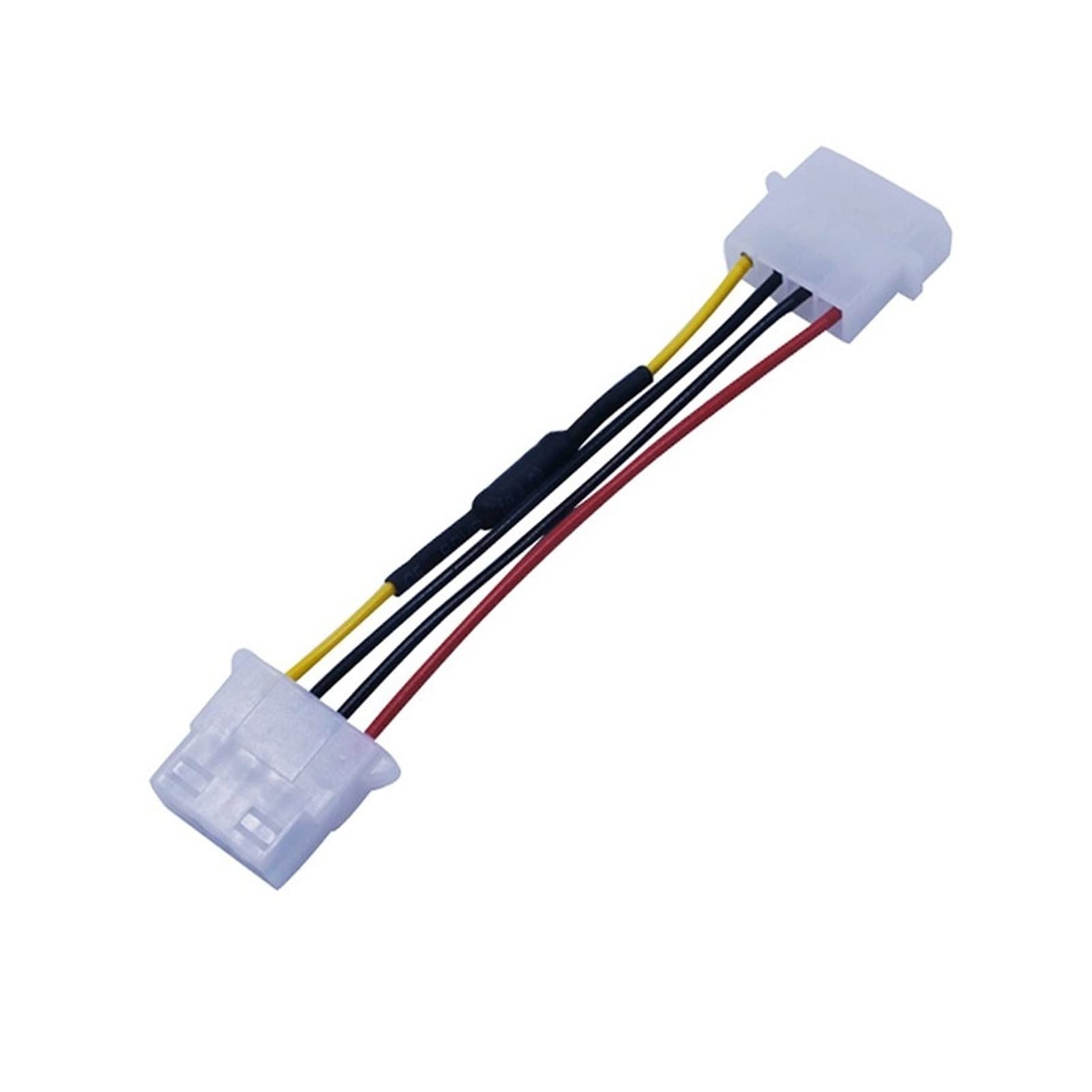 4-Pin Molex PC Case Fan Speed Reducer Cable - Low Noise Extension Adapter (2-Pack) - Perfect for Computer Cooling & Quiet PC Builds