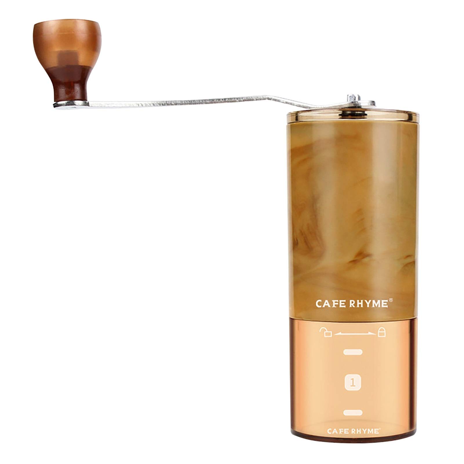 Premium Manual Coffee Grinder - Detachable Hand Crank Mill for Whole Beans, Spices & Grains | Portable & Durable for Home, Camping & Travel Use (Color: A)