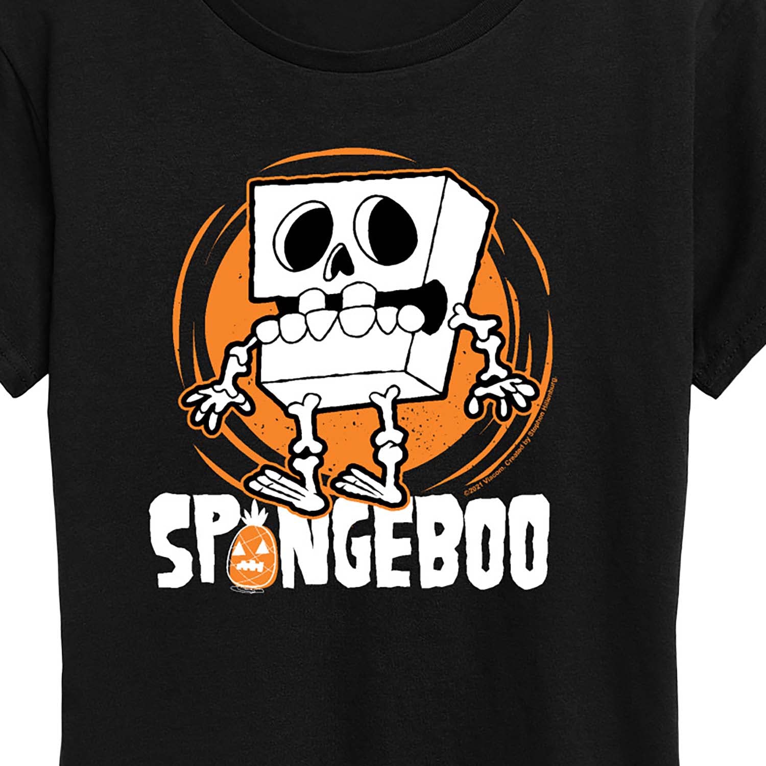 SpongeBob SquarePants Women's Short Sleeve Graphic T-Shirt | Funny Cartoon Tee | Casual Wear & Gift for Fans | Perfect for Cosplay, Parties & Everyday Outfits