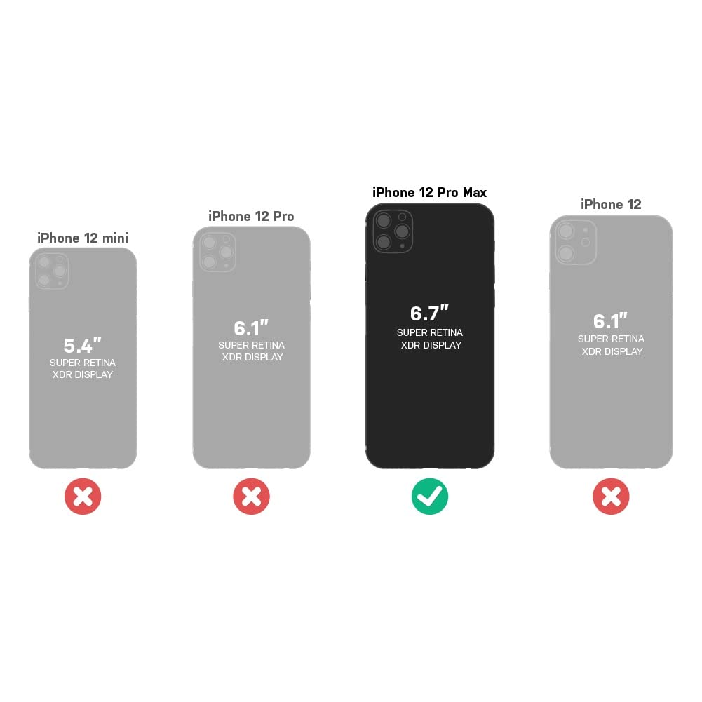 OtterBox Symmetry Series+ Antimicrobial MagSafe Case for iPhone 12 Pro Max & iPhone 13 Pro Max - Navy Blue Protective Phone Cover - Perfect for Daily Use, Work & Outdoor Activities