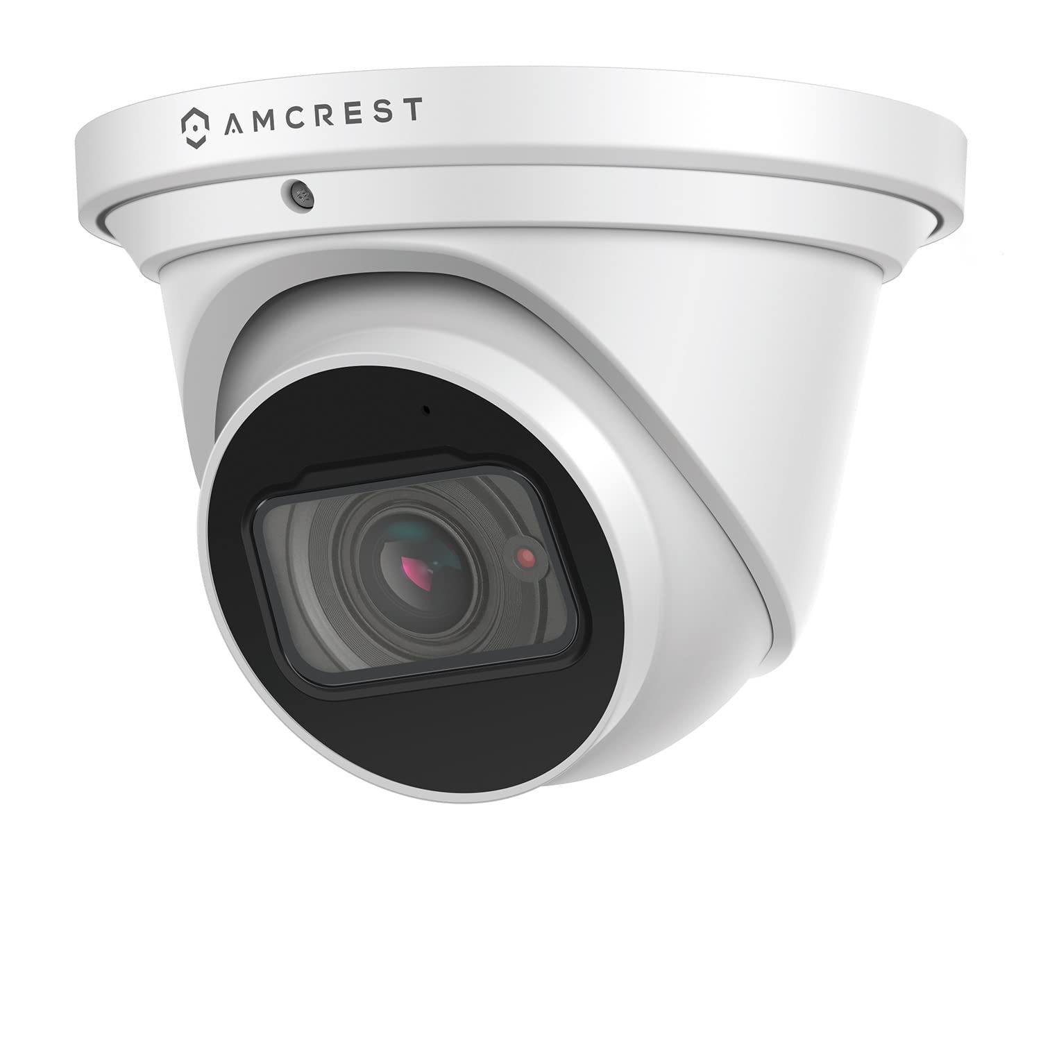 Amcrest 4K POE Security Camera with 4X Optical Zoom, 8MP Motorized Lens (2.7mm~12mm), IP67 IK10 Vandal Proof Dome Camera with Built-in Mic - Ideal for Home Security, Business Surveillance & Outdoor Monitoring (IP8M-MT2544EW Renewed)
