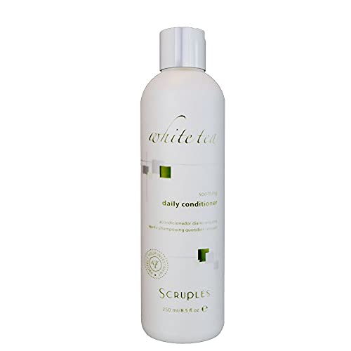 Scruples White Tea Soothing Daily Conditioner for Frizzy Hair - Detangling Formula Extends Hair Color & Shine - Perfect for Dry, Damaged, and Color-Treated Hair - Salon Quality Hair Care for Smooth, Manageable Locks
