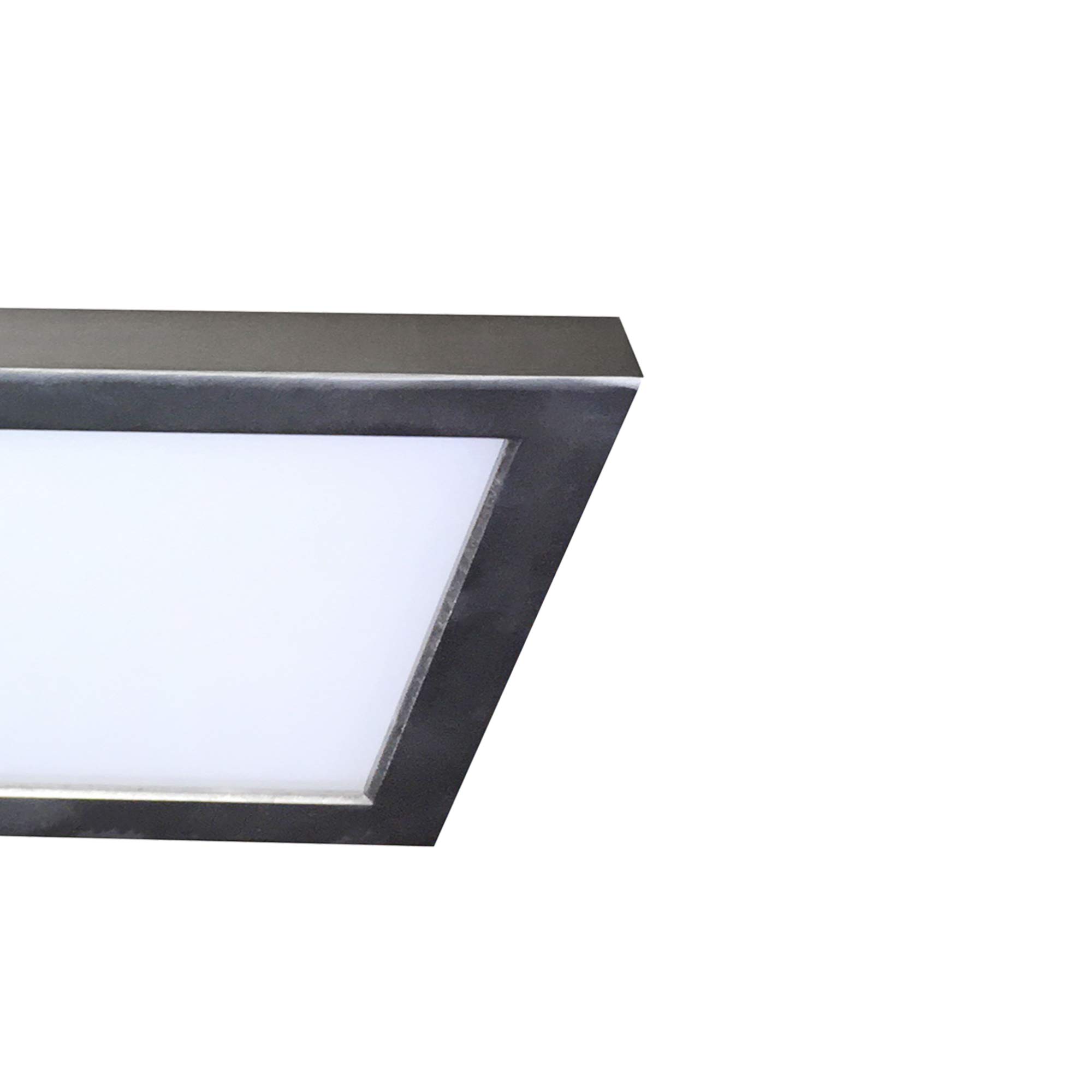 AA Warehousing NBDL1004-7LED-BN Brushed Nickel Flush Mount Ceiling Light - 1 Integrated LED Fixture for Bedroom, Kitchen, Hallway & Office Lighting