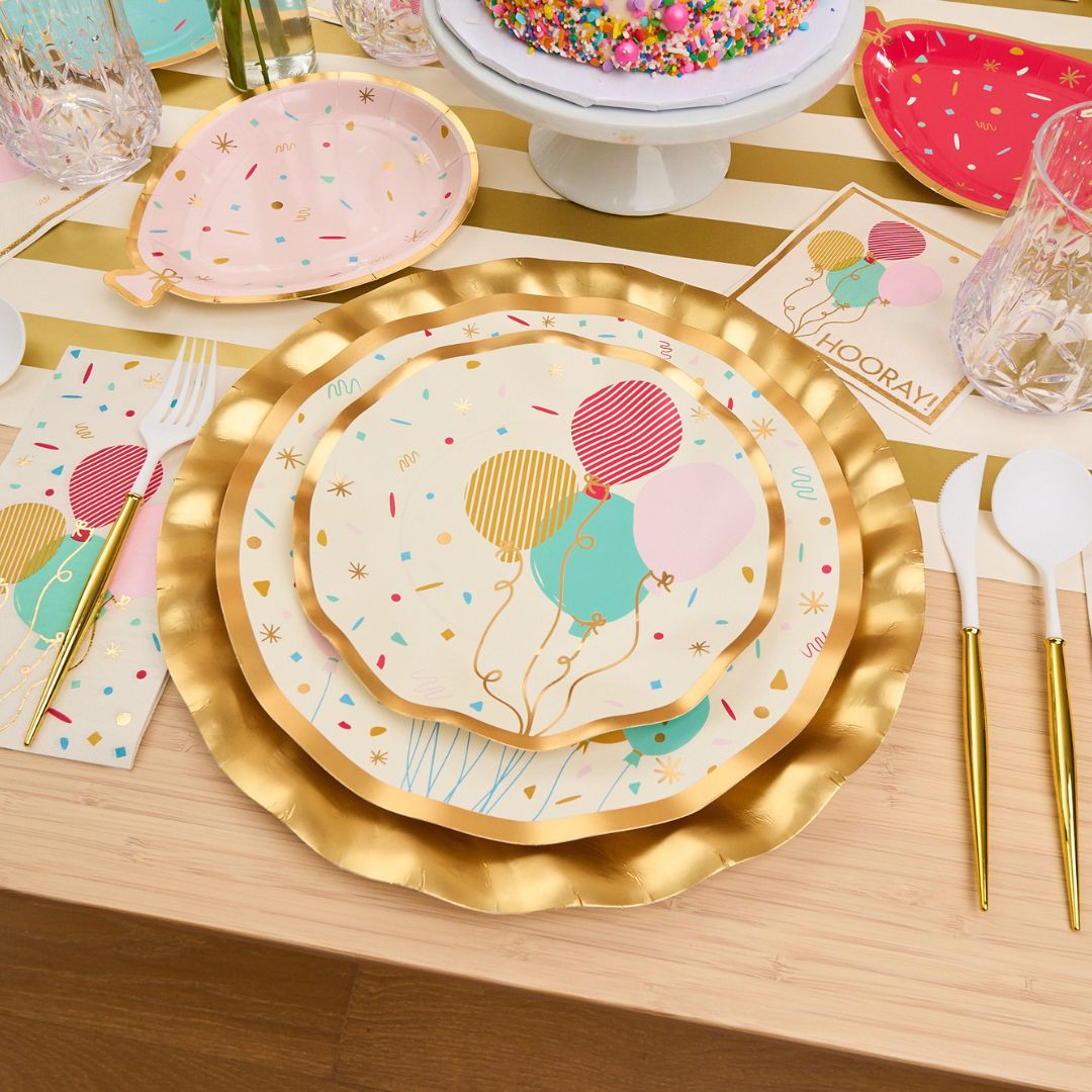 Elegant Table Setting for Celebrations - Perfect for Weddings, Parties & Holidays | Premium Dinnerware & Decor