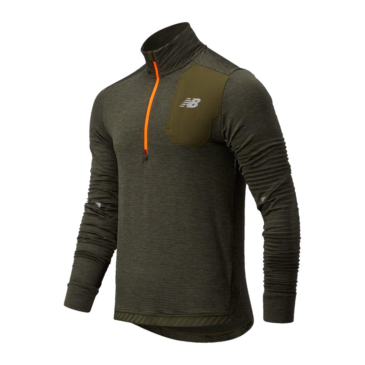 New Balance Men's NB Heat Grid Half Zip Pullover - Lightweight Running & Training Jacket for Outdoor Sports & Gym Workouts
