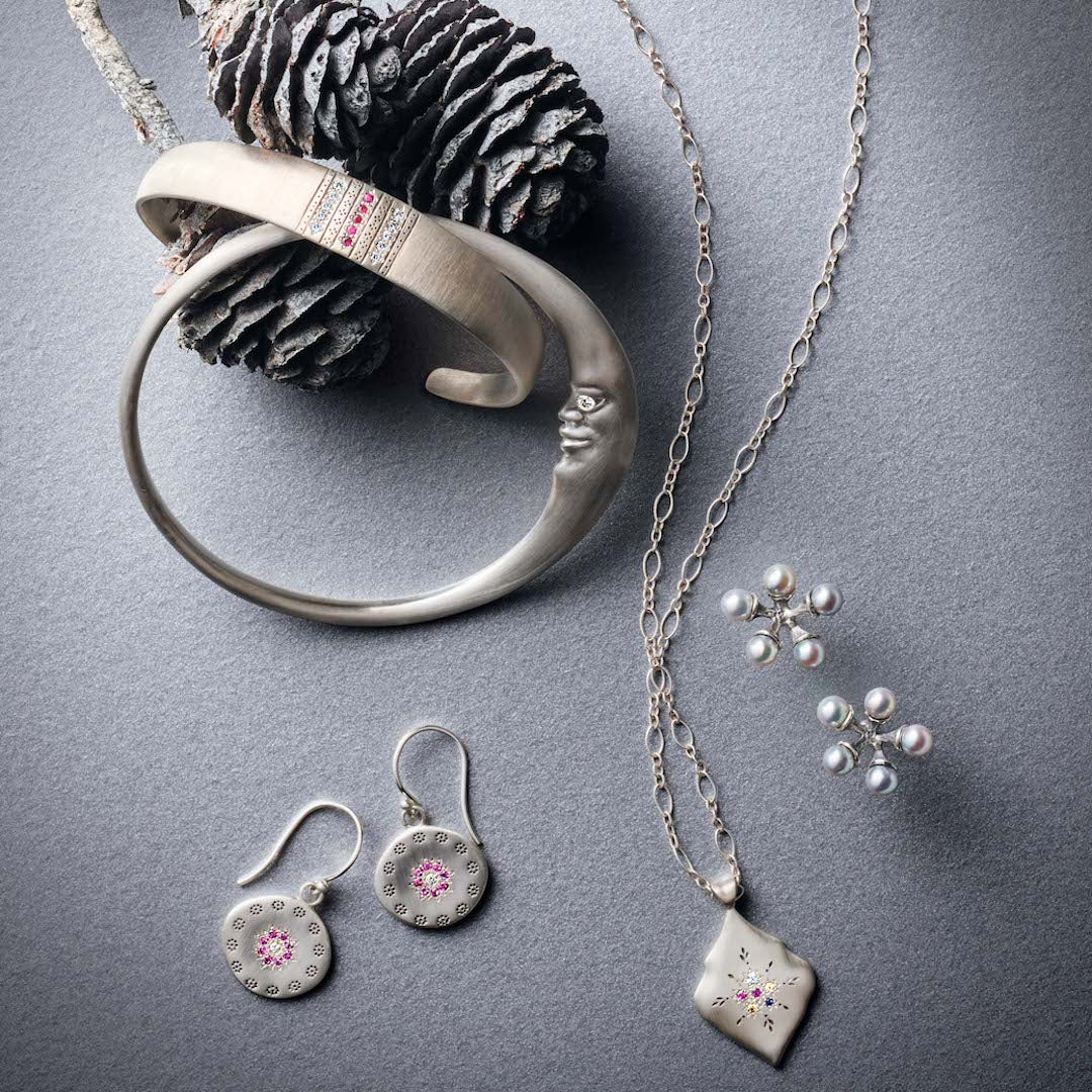 Elegant Light Silver Akoya Pearl Micro Jack Earrings – Perfect for Weddings, Parties & Everyday Wear
