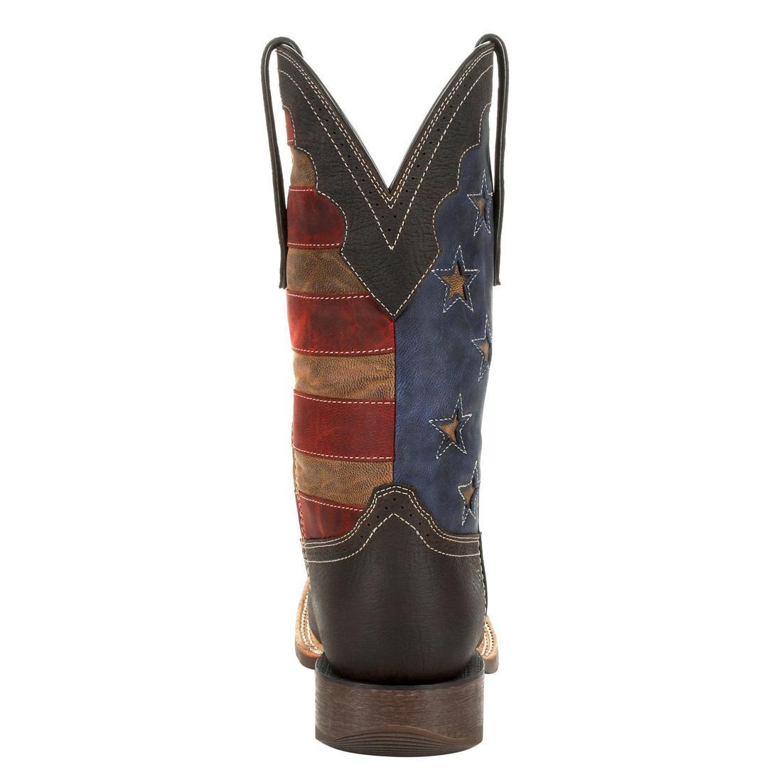 Rebel Pro Vintage Flag Western Boots for Men & Women - Stylish Cowboy Boots with American Flag Design - Perfect for Country Music Festivals, Rodeos & Western Fashion