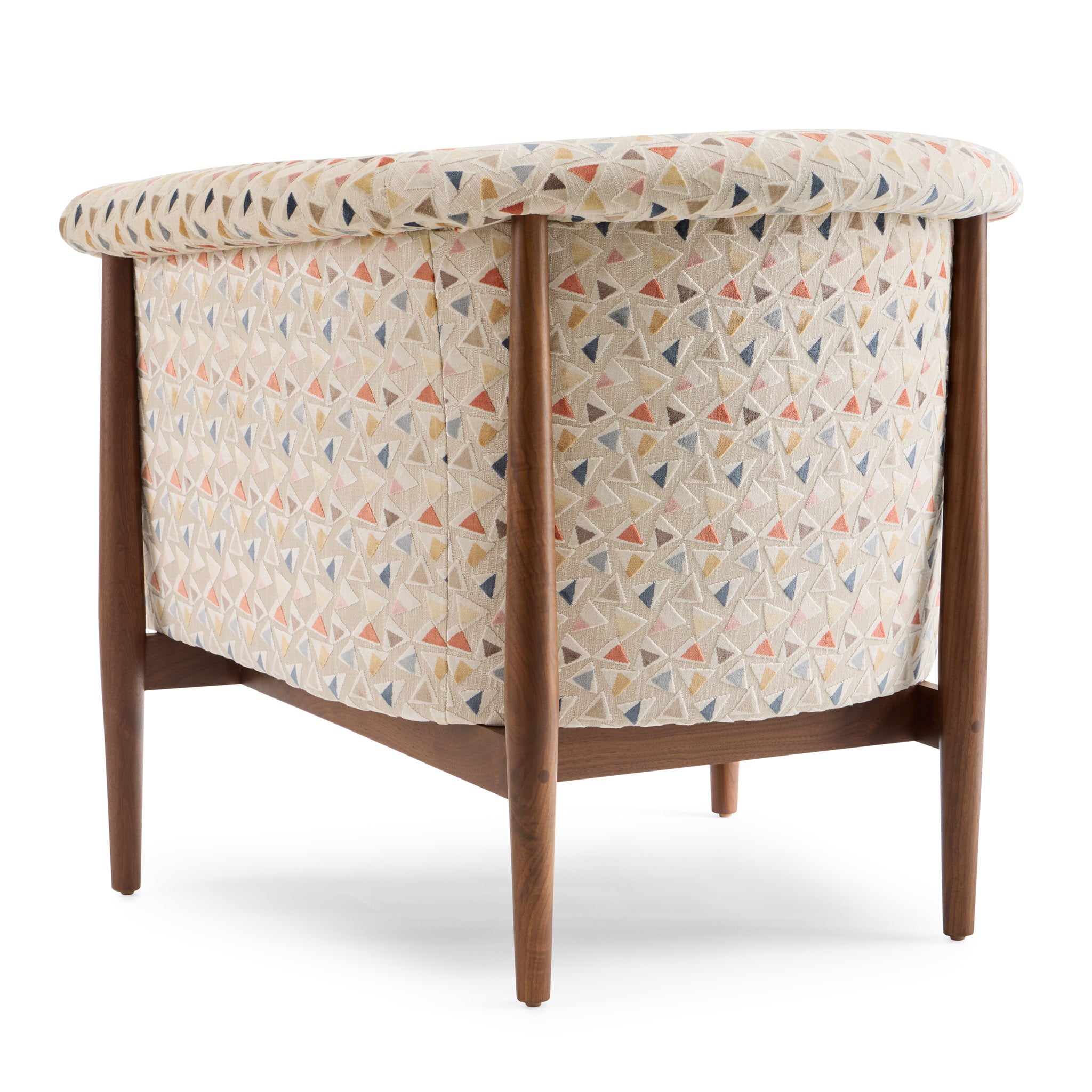 Walnut Grove Chair - Solid Wood Dining Chair with Upholstered Seat - Perfect for Kitchen, Dining Room & Home Office