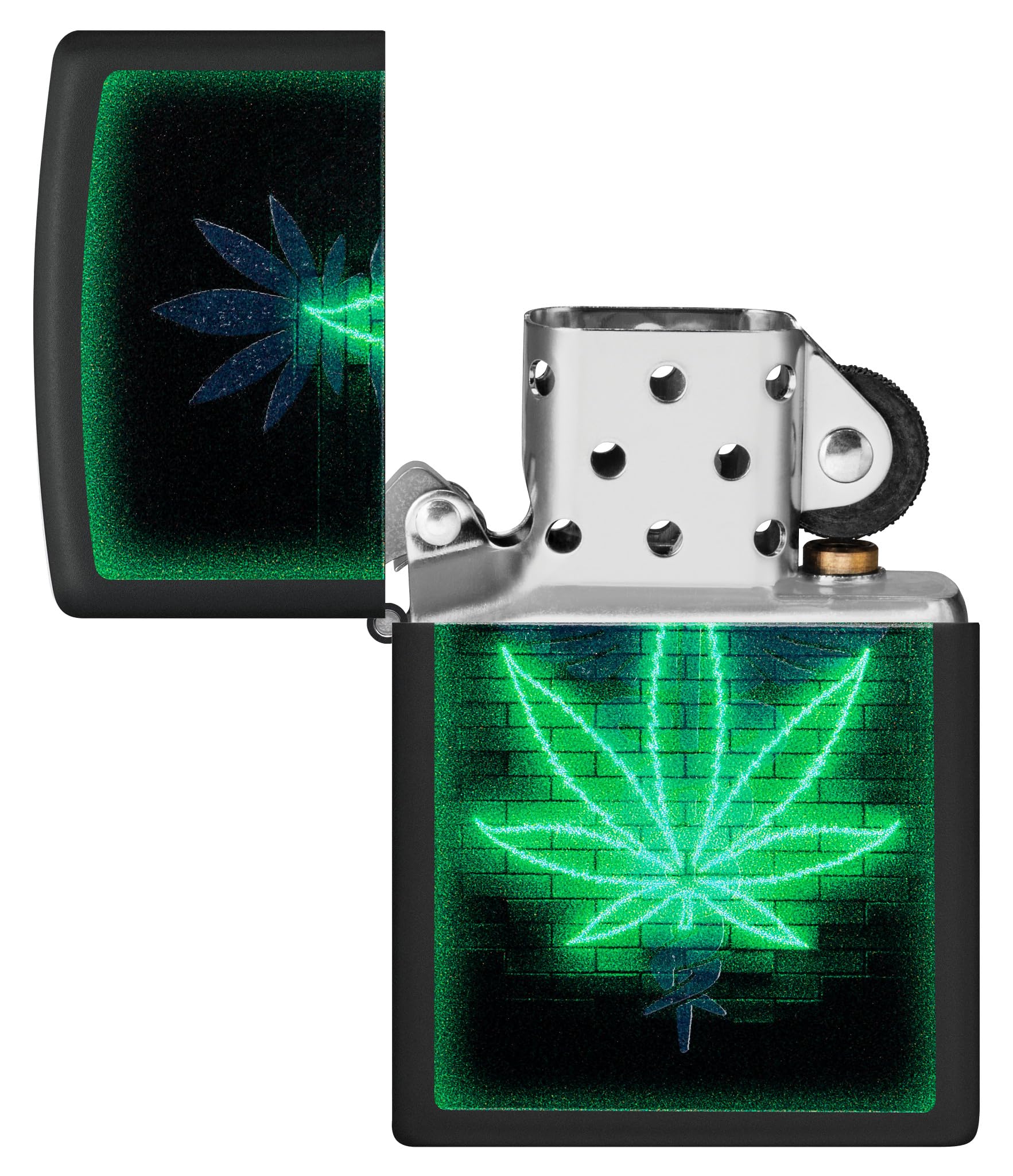 Zippo Blacklight Lighter - Windproof Refillable Butane Lighter for Outdoor, Camping, and Nighttime Use