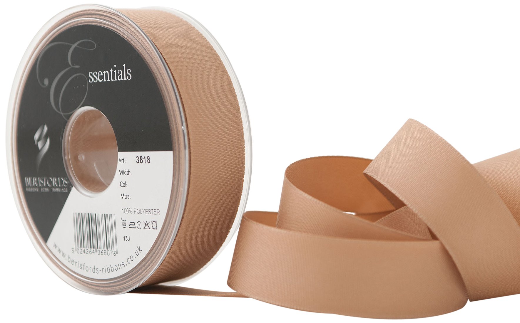 Elegant Rustic Taffeta Ribbon in Ecru - Perfect for Gift Wrapping, Wedding Decorations, and DIY Craft Projects