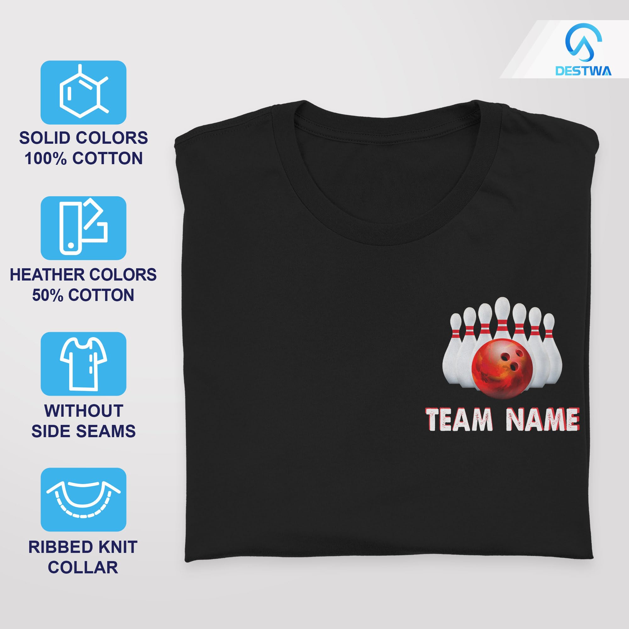 Custom Bowling Shirts with Name - Personalized Team Bowling Shirts for Men, Women & Unisex - Vintage Style Bowling Apparel for Leagues, Parties & Casual Wear