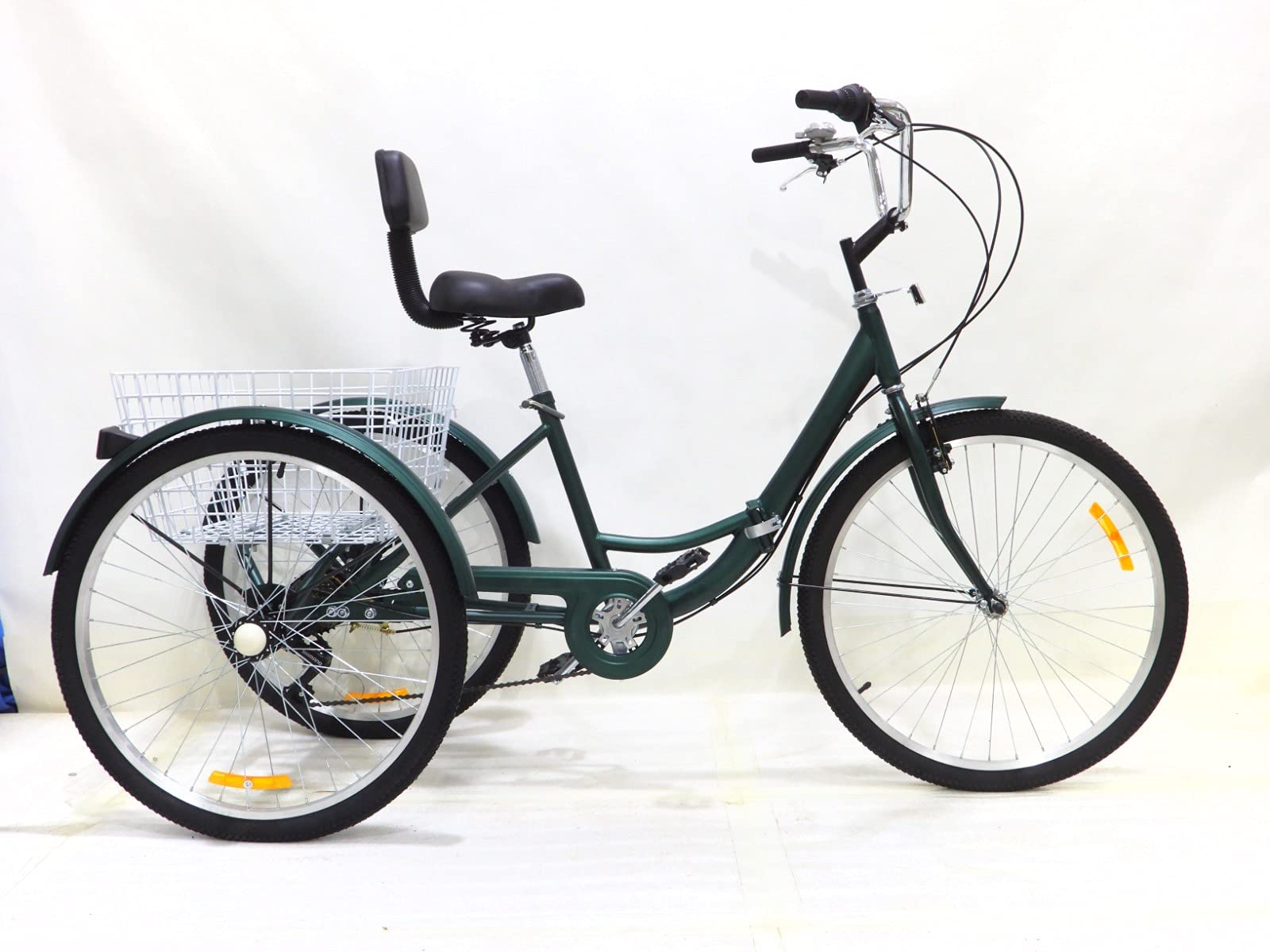 Wailiy Adult Tricycle - 7 Speed 26 Inch Three Wheel Bike with Basket & Comfort Seat - Senior & Adult 3 Wheel Bicycle for Men & Women - Perfect for Grocery Shopping, Park Rides & Neighborhood Commuting