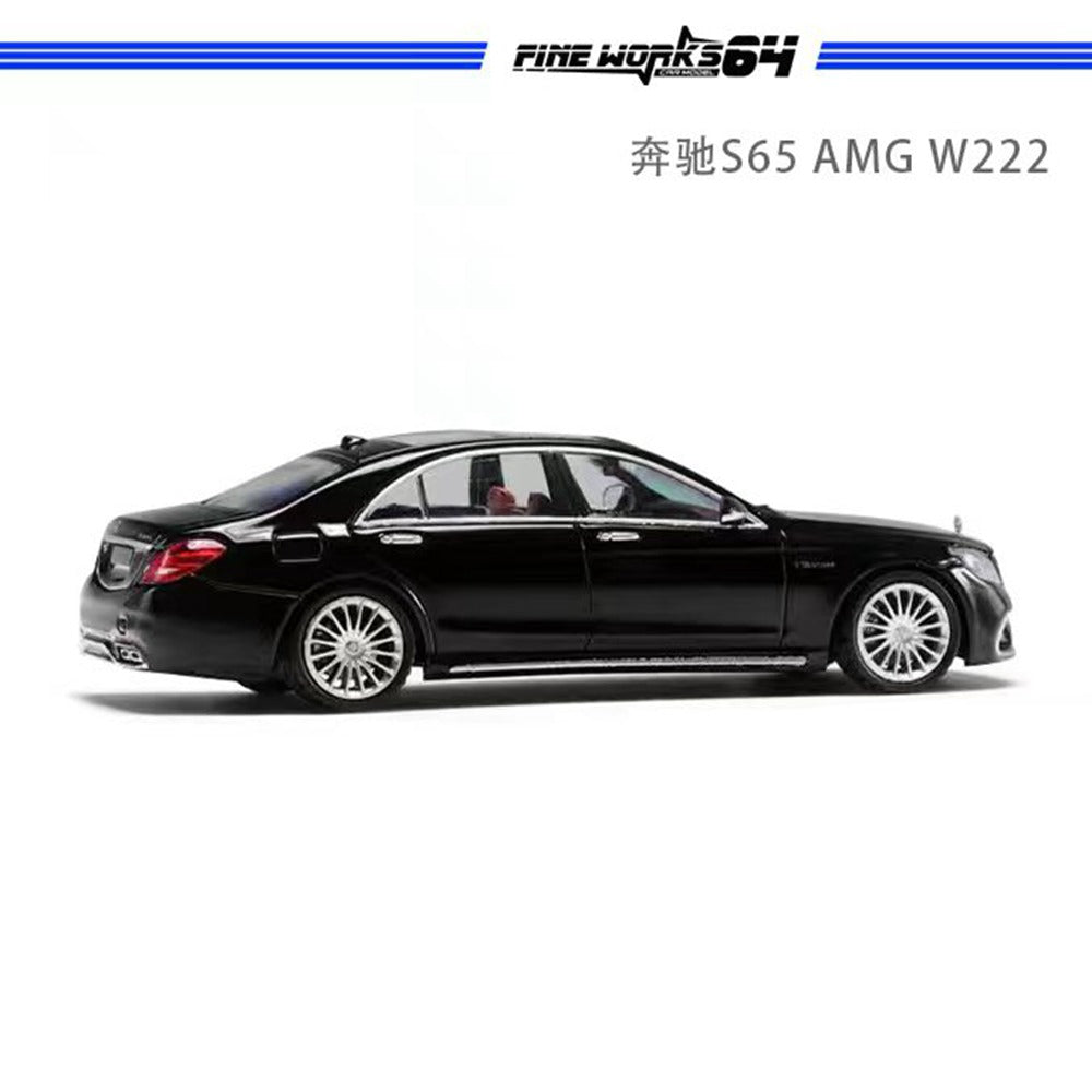 1:64 Mercedes Benz S65 AMG W222 Diecast Model Car - Limited Edition Collectible Toy for Adults & Kids - Perfect for Display, Gifts, and Car Enthusiast Collections