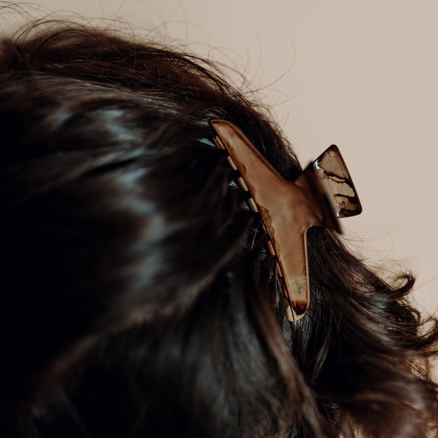 Pince Fine Anouck Small Model - Premium French Hair Clip for Women & Girls - Perfect for Weddings, Parties & Everyday Styling