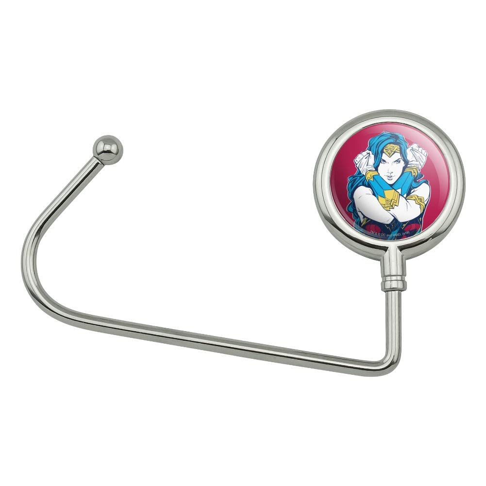 Wonder Woman Movie Inspired Purse Hanger Hook - Crossed Arms Design for Handbags, Totes & Backpacks - Perfect for Restaurants, Cars & Home Organization