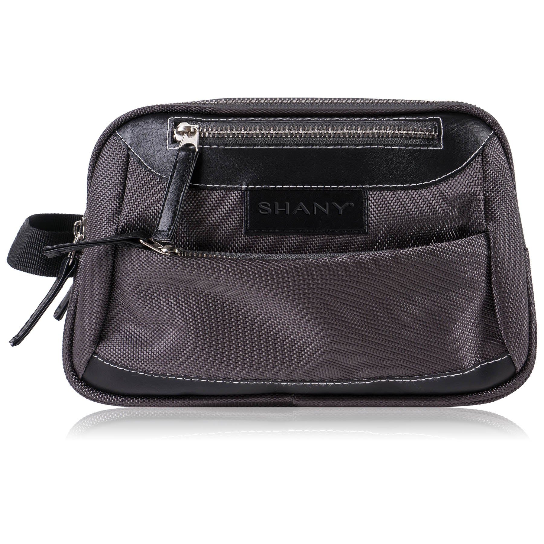 Premium Woven Double Pocket Toiletry Bag for Travel - Waterproof Cosmetic Organizer for Women & Men, Perfect for Bathroom, Gym, and Vacation Essentials