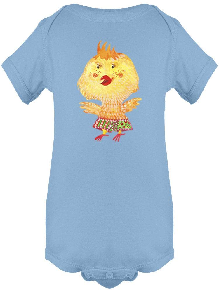 Smartprints Yellow Chicken Bodysuit - Adorable Baby Onesie for Newborns & Infants - Perfect for Photo Shoots, Playtime & Everyday Wear