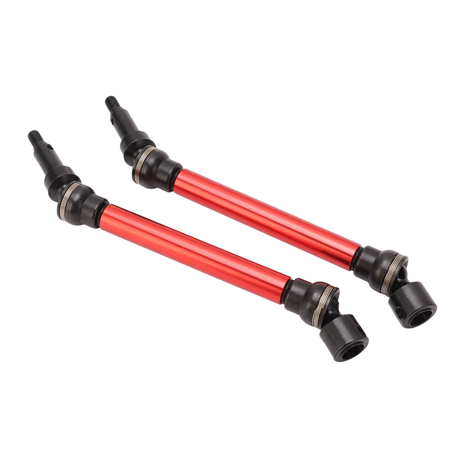 High-Performance RC Car Drive Shafts - Front & Rear CVD Upgrade Parts for Arrma 1/8 4S Vehicles (Red) | Durable Replacement for Off-Road Bashing & Racing Scenes