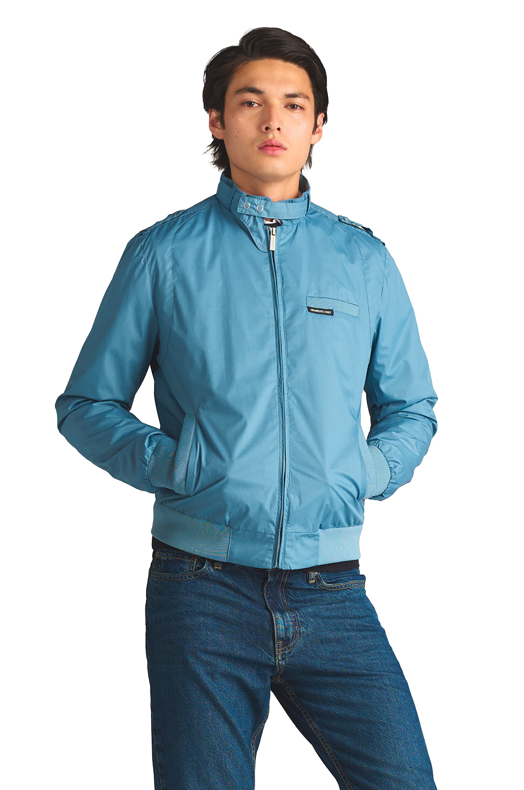 Members Only Classic Iconic Racer Lightweight Bomber Jackets Unisex - Perfect for Casual Outings & Urban Adventures