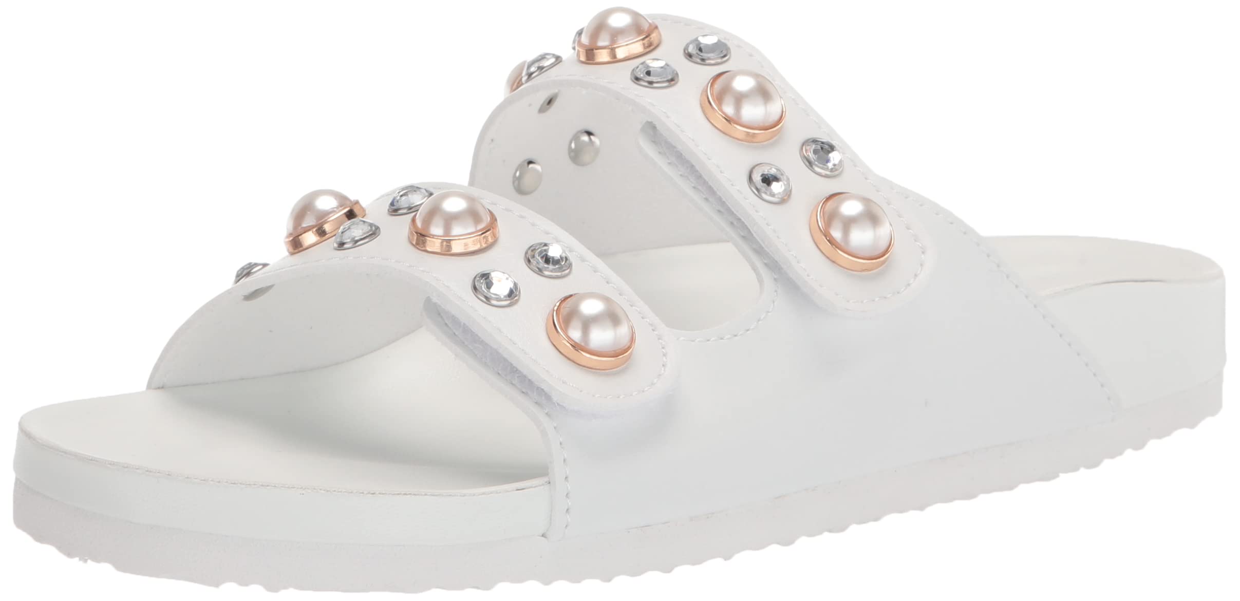 Madden Girl Women's Comfortable Baby Slide Sandals - Soft & Lightweight Summer Slides for Women, Perfect for Beach, Pool, and Casual Wear