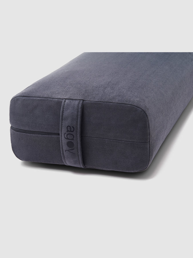 Premium Agoy Wide Top Yoga Bolster for Support & Comfort - Ideal for Yoga, Meditation, and Physical Therapy Sessions