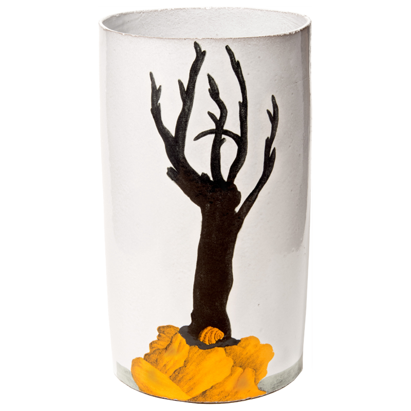 Elegant Black Coral Vase - Handcrafted Home Decor for Living Room, Wedding Centerpiece & Luxury Gift