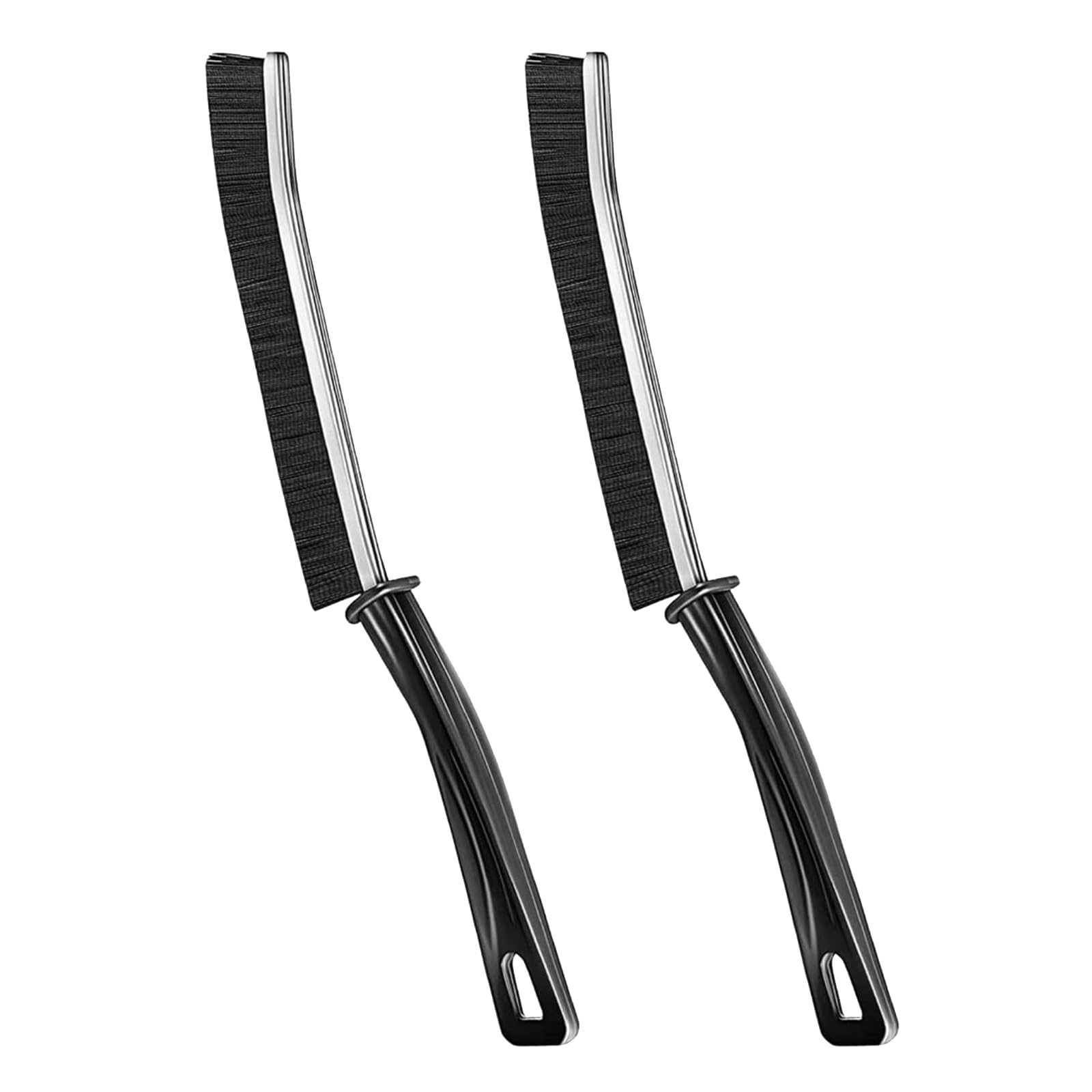 2 Pack Crevice Cleaning Brushes - 2023 New Multifunctional Gap Cleaning Tool for Bathroom, Kitchen, Tiles, Window & Door Tracks - Deep Clean Hard-to-Reach Corners & Tight Spaces (Perfect for Home, Office & Car Cleaning)