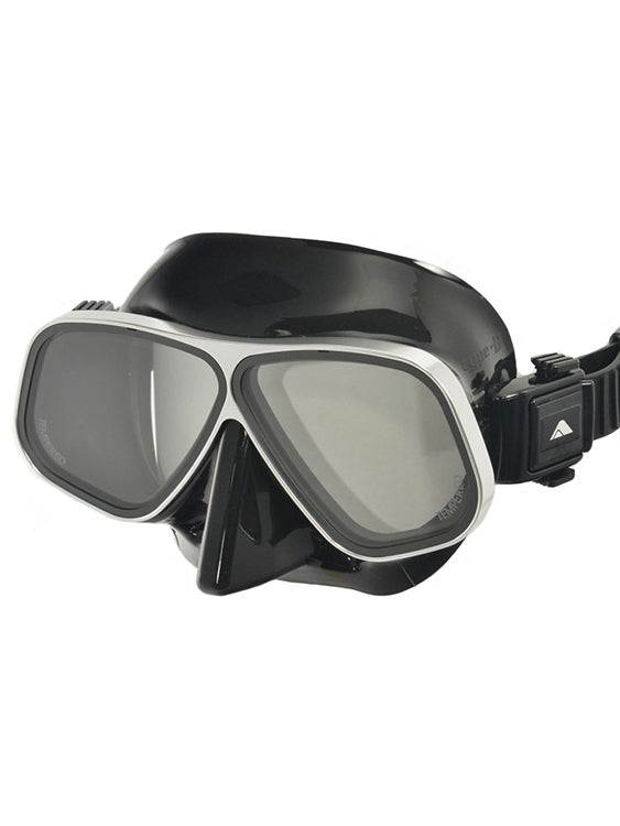 Black Silicone / Silver Frame