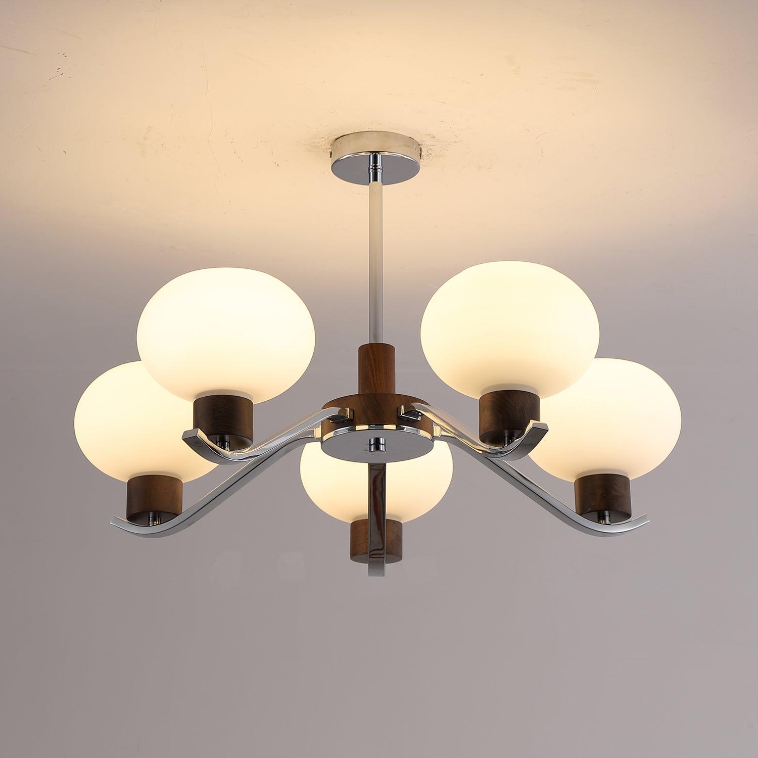 Colome Chandelier - Modern Crystal Ceiling Light Fixture for Dining Room, Living Room & Bedroom | Elegant Home Decor Lighting