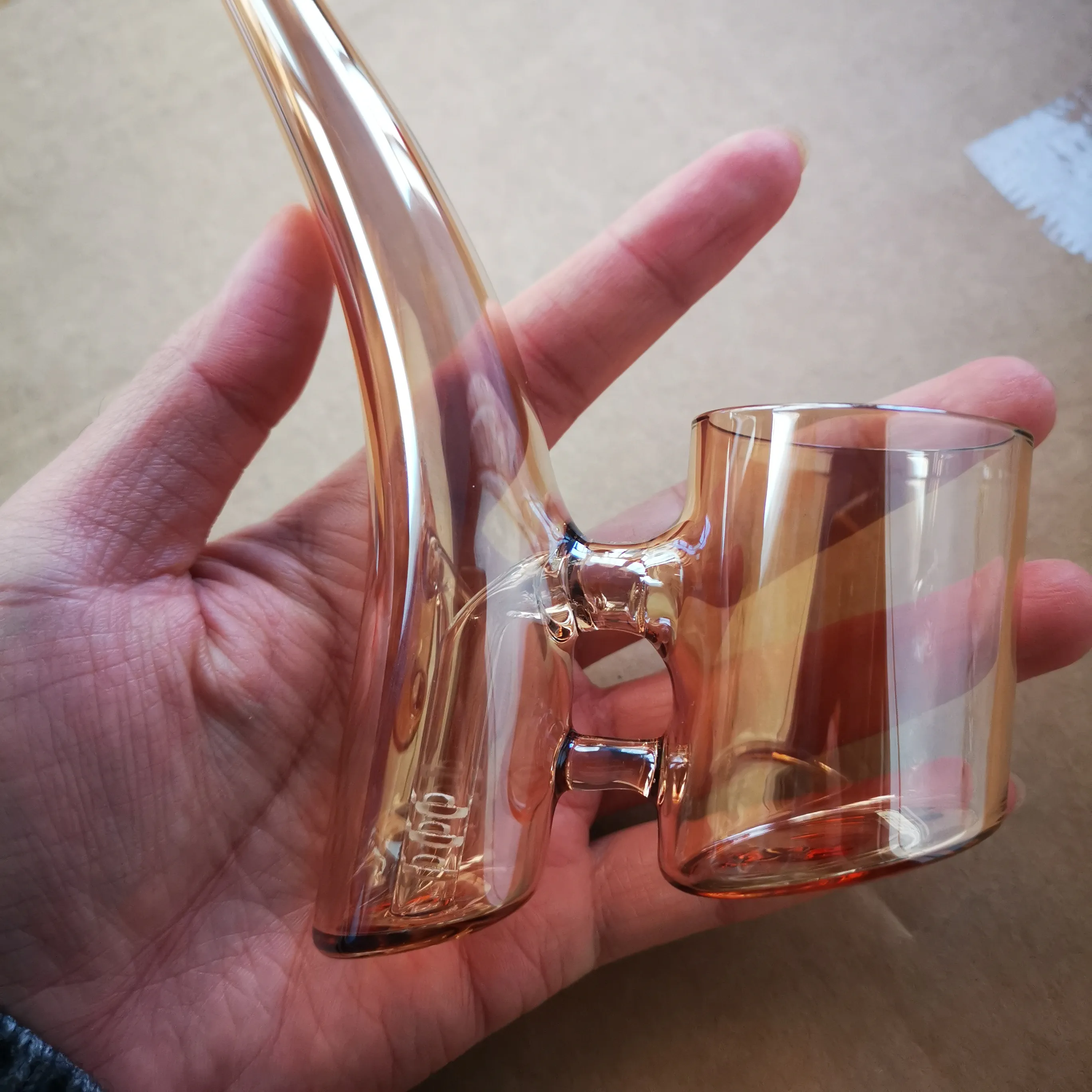 Puffco Proxy Glass Bubbler Water Pipe - Replacement Mouthpiece for Puffco Proxy | Portable & Durable Design | Perfect for On-the-Go Dabbing and Dry Herb Vaporizing