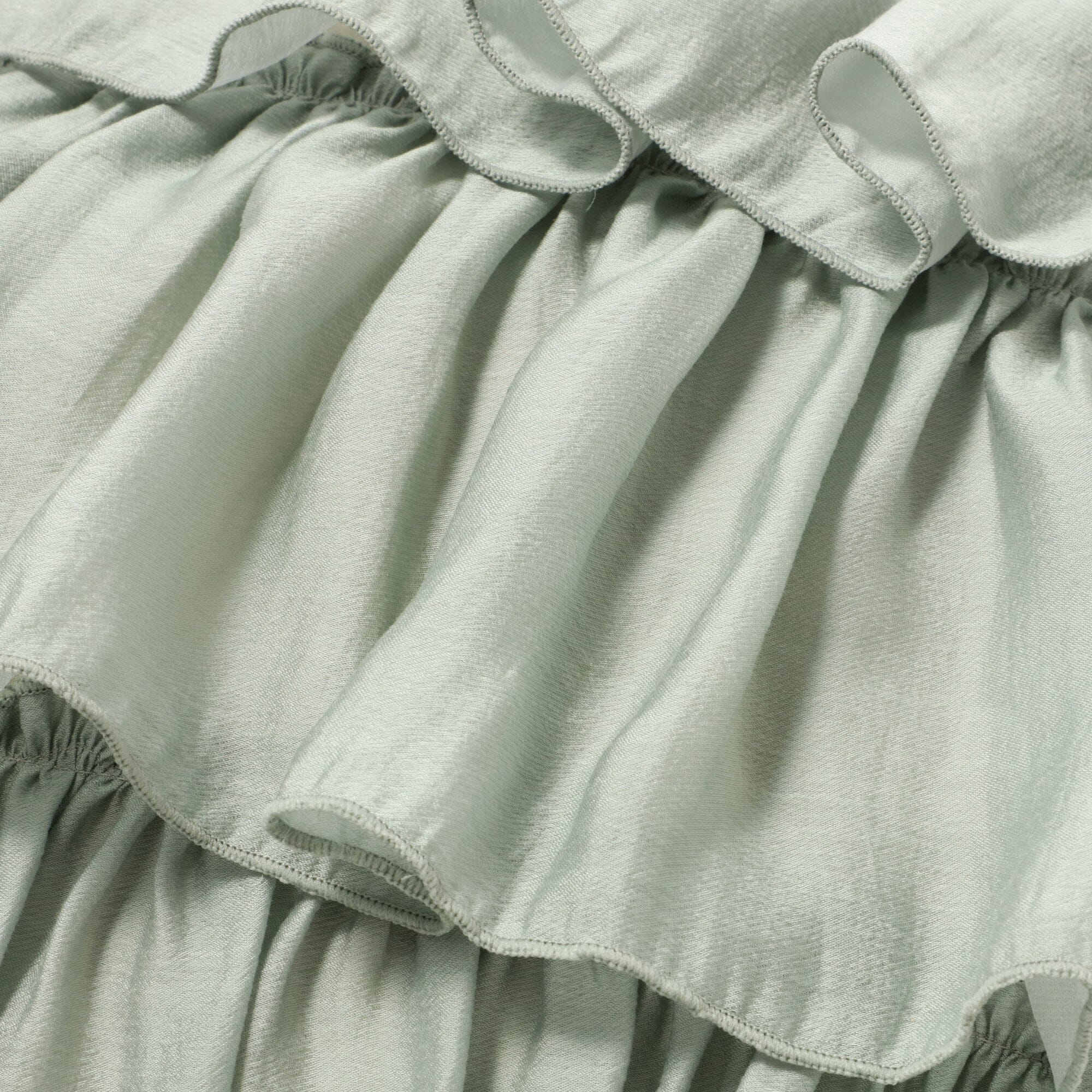 Elegant Grey Chiffon Frill Cushion Cover 18x18 Inches - Soft Home Decor for Living Room, Bedroom, Sofa & Window Seat